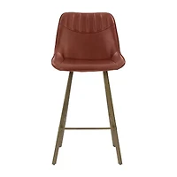 Corliving Christoff Stool 2-pc. Counter Height Upholstered Bar