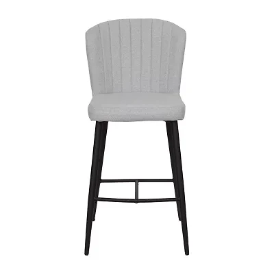 Corliving Jasper Counter Height Upholstered Bar Stool
