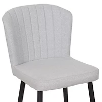 Corliving Jasper Counter Height Upholstered Bar Stool