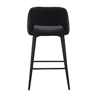 Corliving Talia 2-pc. Counter Height Upholstered Bar Stool