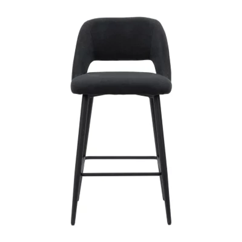 Corliving Talia 2-pc. Counter Height Upholstered Bar Stool