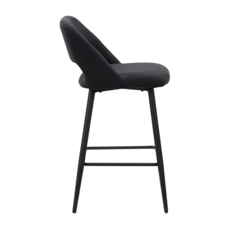 Corliving Talia 2-pc. Counter Height Upholstered Bar Stool