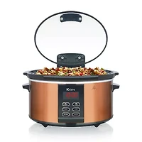 Euro Cuisine Slow Cooker with preprogrammed heating setting