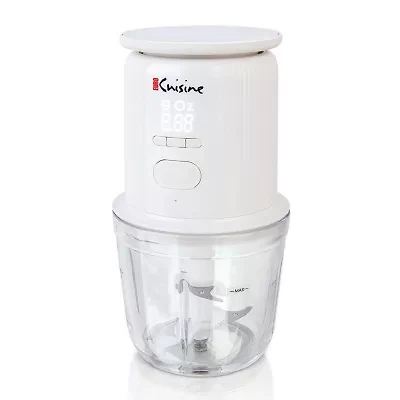 Euro Cuisine Cordless / Rechargeable Chopper with Scale and two glass bowl