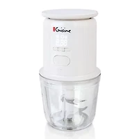 Euro Cuisine Cordless / Rechargeable Chopper with Scale and two glass bowl