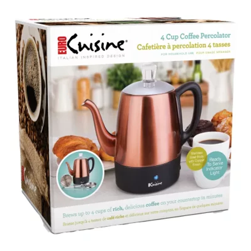 Euro Cuisine Electric Percolator 4 cup
