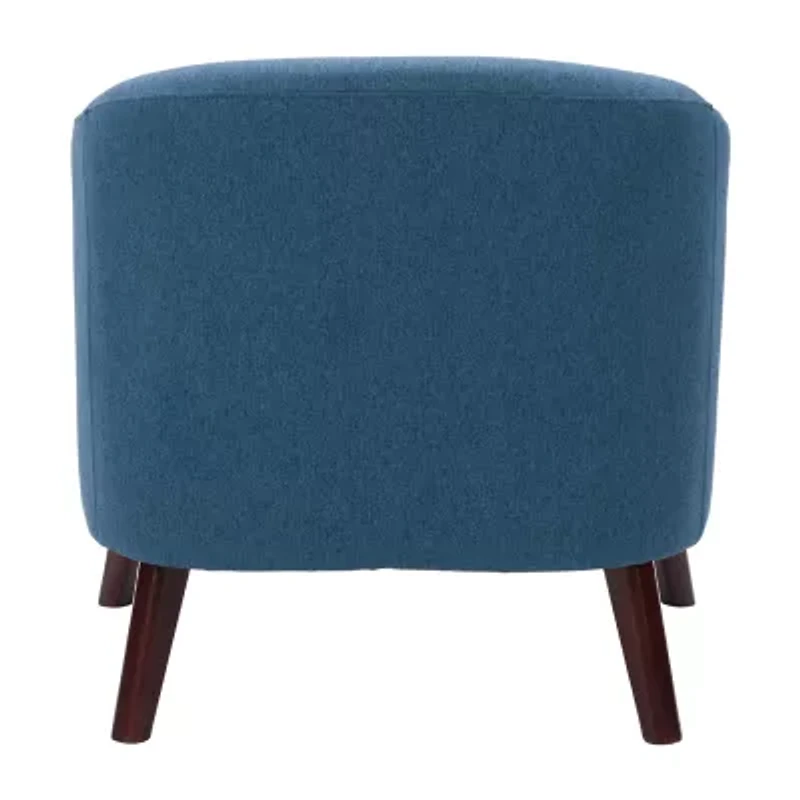 Corliving Elwood Upholstered Barrel Chair