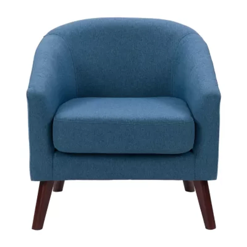 Corliving Elwood Upholstered Barrel Chair