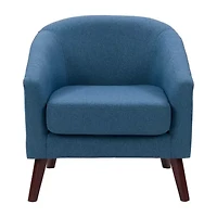Corliving Elwood Upholstered Barrel Chair