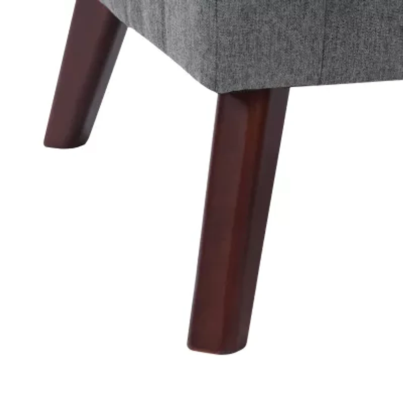 Corliving Elwood Upholstered Barrel Chair
