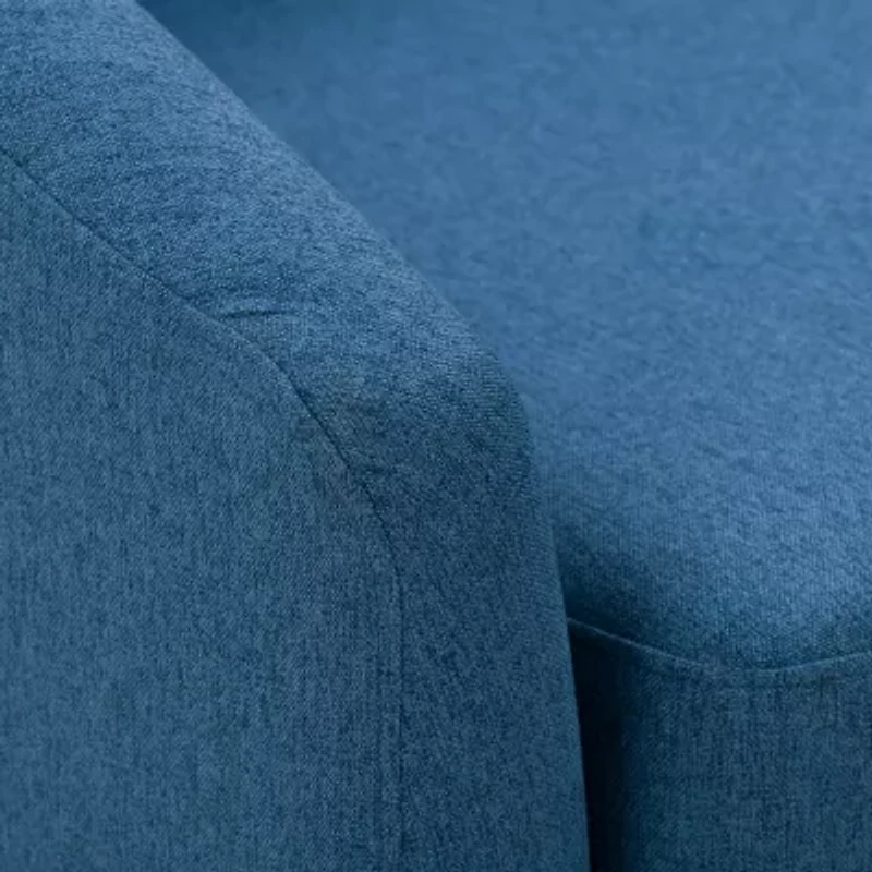 Corliving Elwood Upholstered Barrel Chair