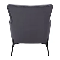 Corliving Elwood Upholstered Wingback Chair