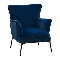 Corliving Elwood Upholstered Wingback Chair