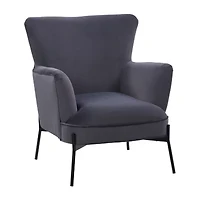 Corliving Elwood Upholstered Wingback Chair