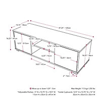 Corliving Hollywood TV Stand