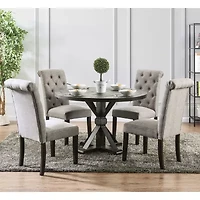 Nimitz  5-pc. Round Dining Set