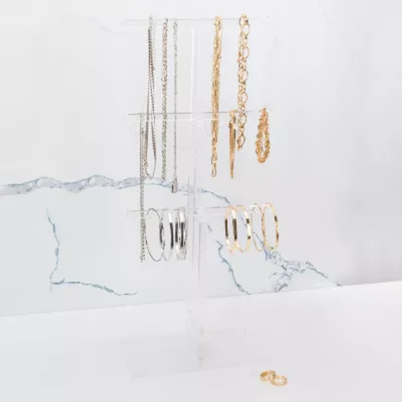 Home Expressions Acrylic 3 Tier Jewelry Stand