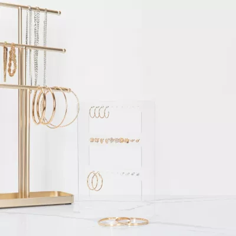 Home Expressions Acrylic Earring Jewelry Organizer