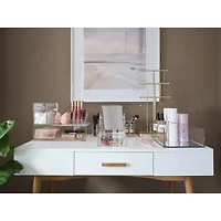 Home Expressions Acrylic 7-Compartment Makeup Organizer