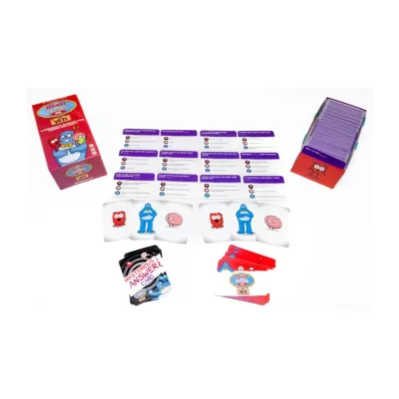 Nutt Heads The Awkward Yeti Presents: The Heart And Brain Quiz Game Card Game