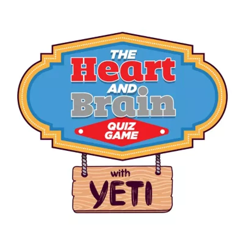 Nutt Heads The Awkward Yeti Presents: The Heart And Brain Quiz Game Card Game