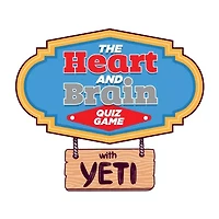Nutt Heads The Awkward Yeti Presents: The Heart And Brain Quiz Game Card Game