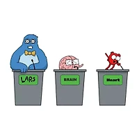 Nutt Heads The Awkward Yeti Presents: The Heart And Brain Quiz Game Card Game