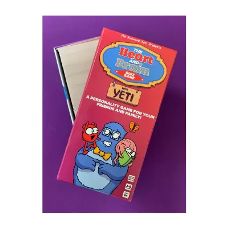 Nutt Heads The Awkward Yeti Presents: The Heart And Brain Quiz Game Card Game