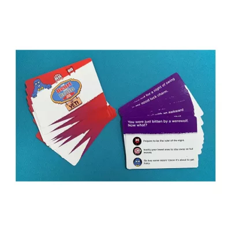 Nutt Heads The Awkward Yeti Presents: The Heart And Brain Quiz Game Card Game