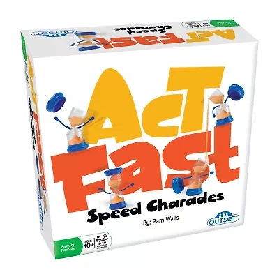 Outset Media Act Fast - Speed Charades Card Game
