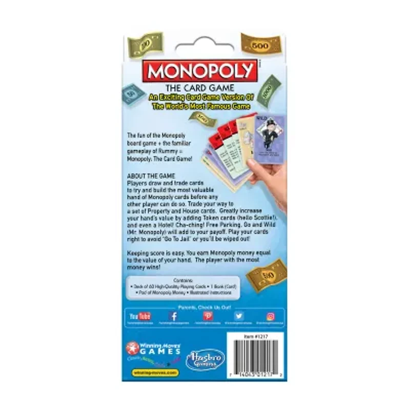 Winning Moves Monopoly - The Card Game Card Game