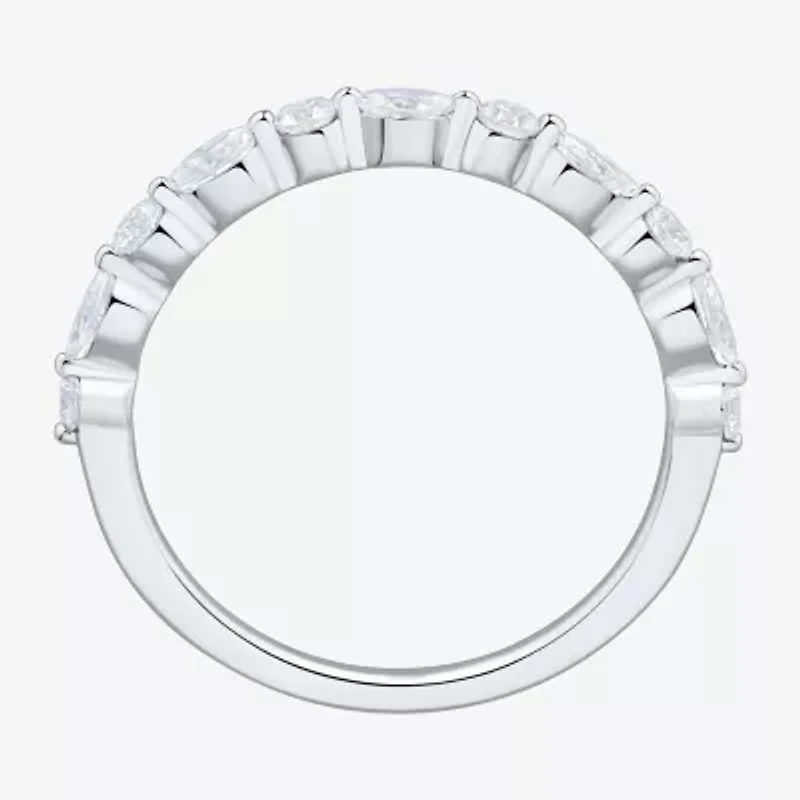 (H-I / Si1-Si2) Womens 1/2 CT. T.W. Lab Grown White Diamond 10K Gold Wedding Band
