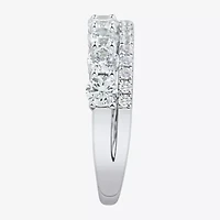Womens 1 1/4 CT. T.W. White Diamond 10K Gold Anniversary Wedding Band