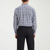 Dockers Stain Defender Mens Long Sleeve Regular Fit Button-Down Shirt