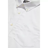 Dockers Stain Defender Mens Long Sleeve Cuffed Regular Fit Button-Down Shirt