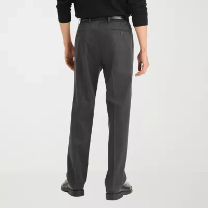 Dockers Signature Iron Free Khaki With Stain Defender Mens Comfort Waistband Straight Fit Flat Front Pant