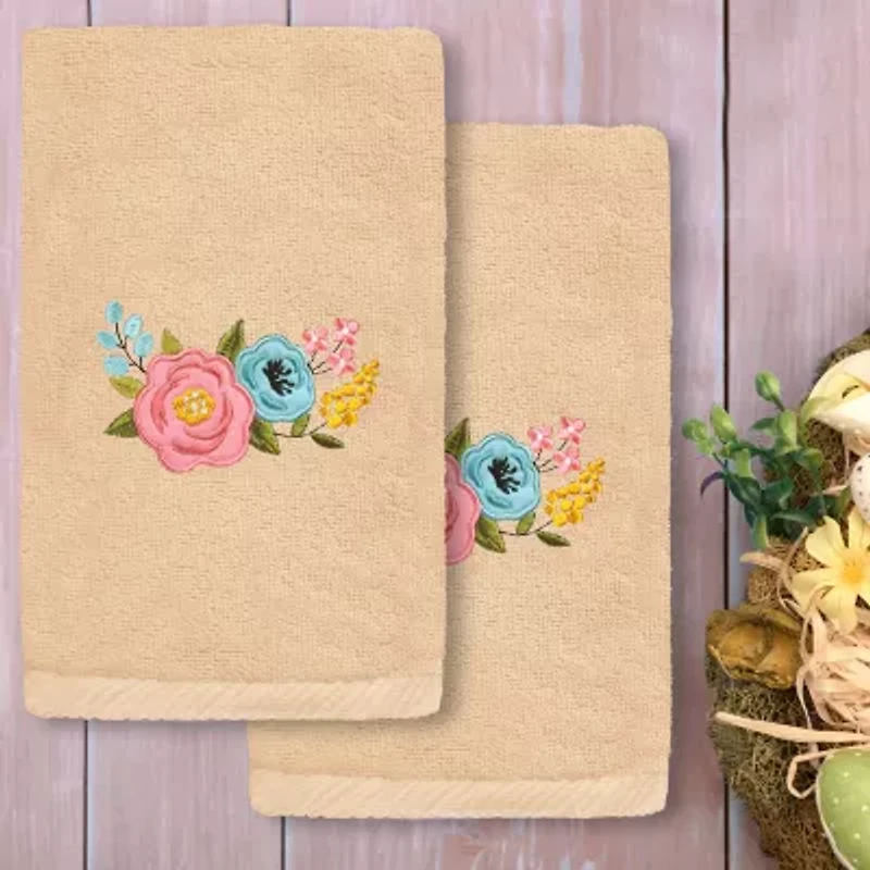 Linum Home Textiles Primavera Embroidered 2-pc. Hand Towel
