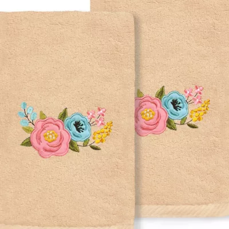 Linum Home Textiles Primavera Embroidered 2-pc. Hand Towel