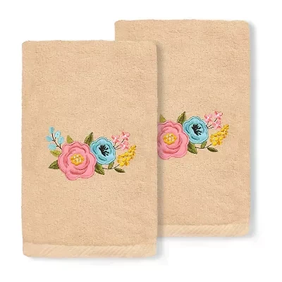 Linum Home Textiles Primavera Embroidered 2-pc. Hand Towel