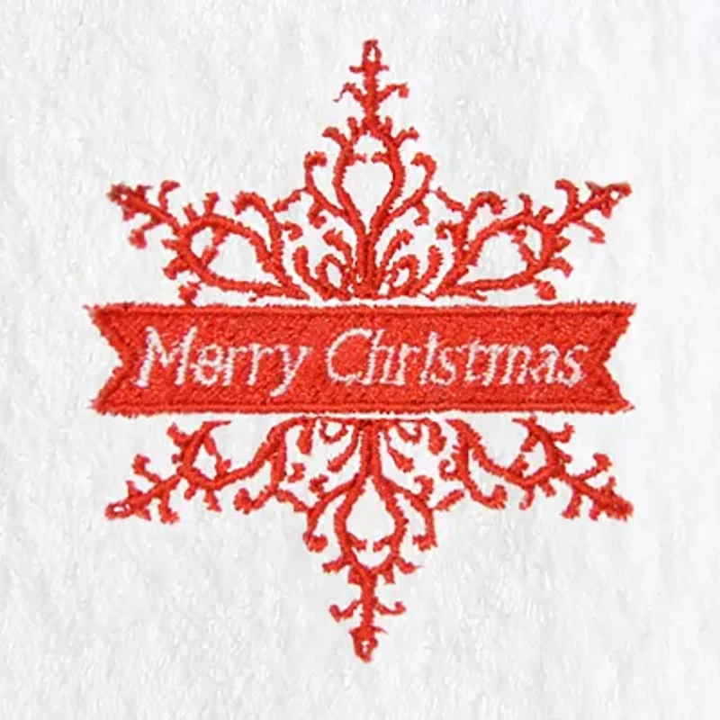 Linum Home Textiles Merry Christmas 2-pc. Hand Towel