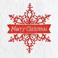 Linum Home Textiles Merry Christmas 2-pc. Hand Towel