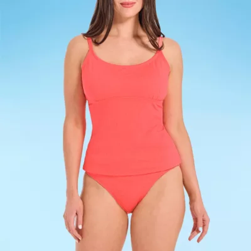 Mynah Womens Jacquard Tankini Swimsuit Top
