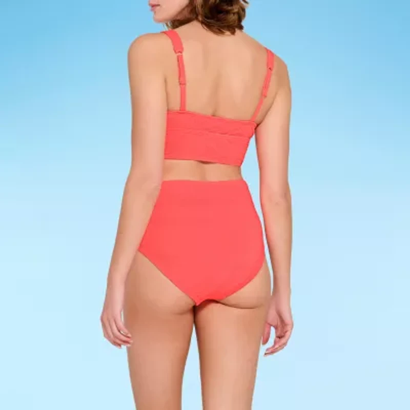 Mynah Jacquard Midkini Swimsuit Top