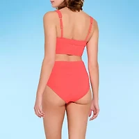 Mynah Jacquard Midkini Swimsuit Top