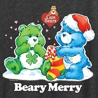 Womens Crew Neck Short Sleeve Regular Fit Care Bears Graphic T-Shirt