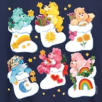 Womens Crew Neck Short Sleeve Regular Fit Care Bears Graphic T-Shirt