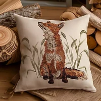 Your Lifestyle By Donna Sharp Fox Square Throw Pillow
