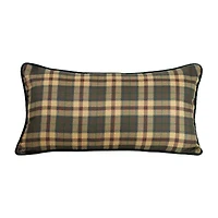 Donna Sharp Plaid Tracks Square Throw Pillow