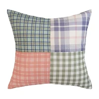 Donna Sharp Plaid Pig 2-pc. Square Throw Pillow