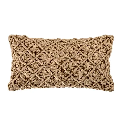 Donna Sharp Crochet Rectangular Throw Pillow